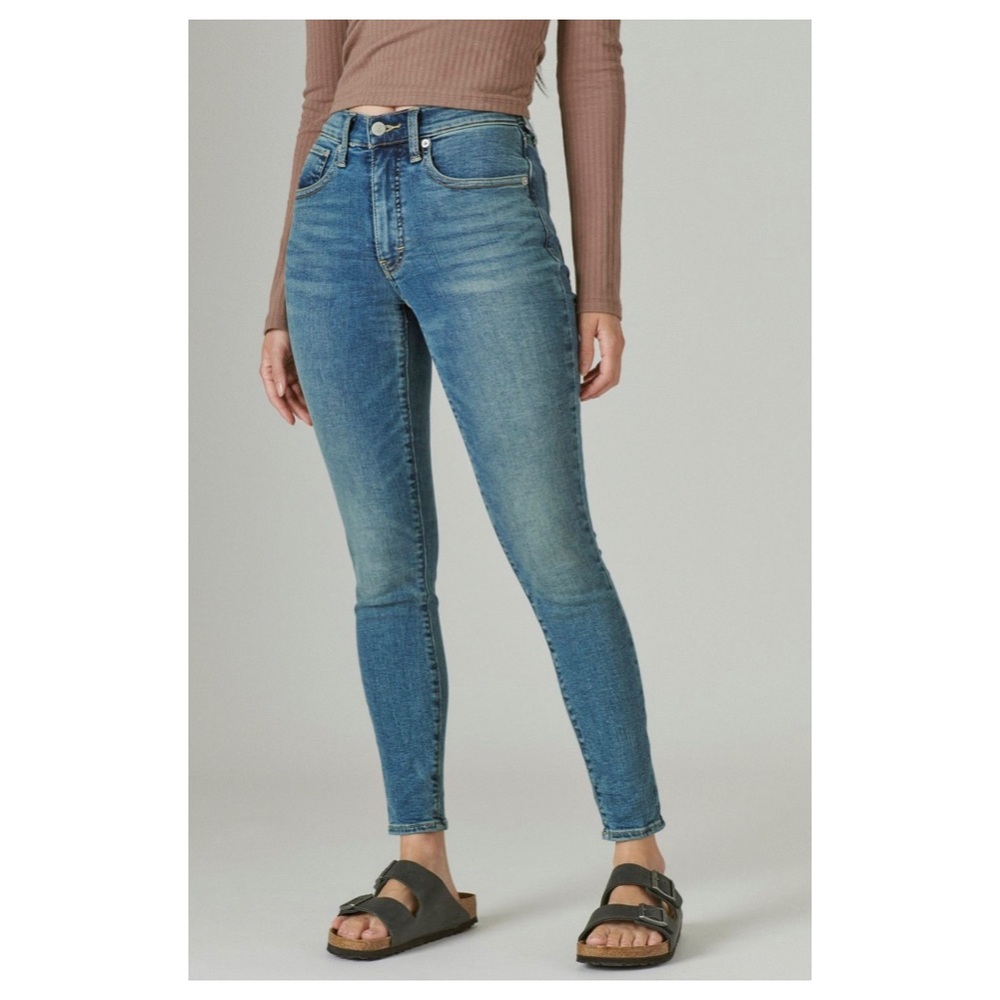 Lucky Brand Bridgette High Rise Skinny Jeans